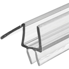 Frameless Shower Door Bottom Seal, 3/8 in. x 36 in., Vinyl, Clear