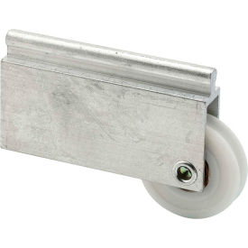 Mirror Door Roller Assembly, 1-1/2 in., Plastic Wheel, Ball Bearings, Concave