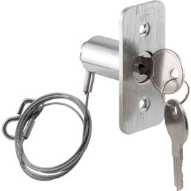Emergency Release Lock Kit, Brushed Chrome