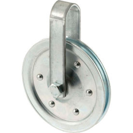 4-Inch Diameter Pulley with Strap and Bolt