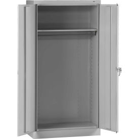 Standard Welded Wardrobe Cabinet 36"W x 18"D x 72"H Light Grey