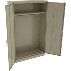 Welded Jumbo Wardrobe Cabinet 48"W x 24"D x 78"H Sand