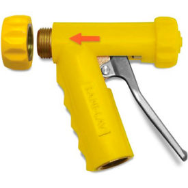 Mid-Sized Brass Spray Nozzle, Yellow, Threaded GHT Tip
