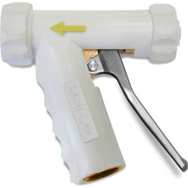 N1TW Mid-Sized Brass Spray Nozzle, White, Threaded GHT Tip
