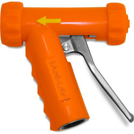 Mid-Sized Stainless Steel Spray Nozzle - Safety Orange