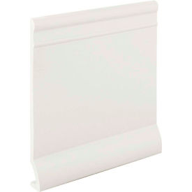 Rubber Wall Base 1-coil 4" x .125" x 60' White