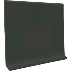 Thermoplastic Rubber Wall Base 2.5" x 48" Black Brown