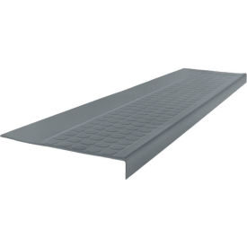 Rubber Low Circular Profile Square Nose 12.5" x 60" Dark Gray