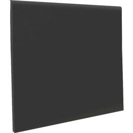 Rubber No Toe Wall Base 4" x 48" Black Brown