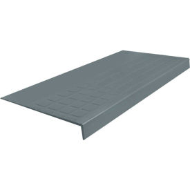 Rubber Square Profile Square Nose 12.31" x 48" Dark Gray
