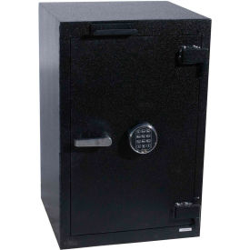 Drop Drawer Safe 20-1/2"W x 18-3/4"D x 30-1/2"H Electronic Lock Black