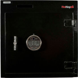 Deposit Slot Safe 20-1/2"W x 20"D x 20-1/2"H Electronic Lock 3.68 Cu. Ft. Black