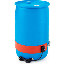 Heavy Duty Silicone Drum Heater For 30 Gallon Plastic Drum, 50-160°F., 120V