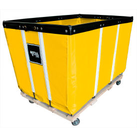Heavy Duty Basket Truck, 24 Bu, Yellow Vinyl, Wood Base, 2 Rg/2 Sw