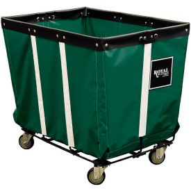 Royal Basket Trucks®, 12 Bu, Green Vinyl, Wire Base, All Swivel