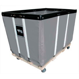 Heavy Duty Basket Truck, 20 Bu, Gray Vinyl, Wood Base, 2 Rg/2 Sw