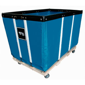 Heavy Duty Basket Truck, 20 Bu, Blue Vinyl, Wood Base, 2 Rg/2 Sw