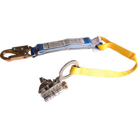 L240001 SS Trailing Rope Grab With 3'L Shock Absorbing Lanyard