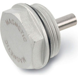 Aluminum Magnetic Threaded Plug w/ NBR Seal - G 1/2" Pipe Thread
