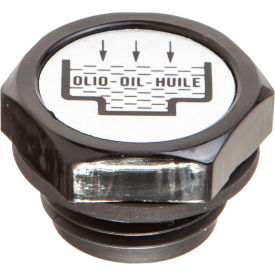 Nylon Plastic Threaded Plug with Fill Symbol - G 3/8" Pipe Thread