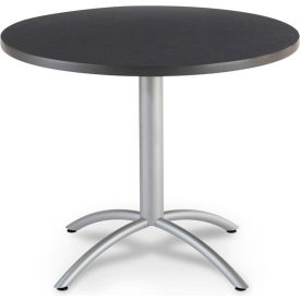 36" Round Restaurant Table, Graphite