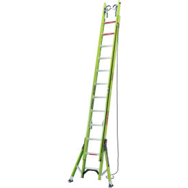 24' HyperLite SumoStance Type IAA Extension Ladder with Cable Hooks/V-Rung/Claw