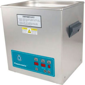 Ultrasonic Table Top Part Cleaning System - Digital Timer/Heat/Power Control, 3.25 Gal, 45 kHz, 115V