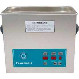 Ultrasonic Table Top Part Cleaning System - Digital Timer/Heat/Power Control, 1.5 Gal, 132 kHz, 115V