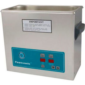 Ultrasonic Table Top Part Cleaning System - Digital Timer/Heat, 1.5 Gal, 45 kHz, 115V