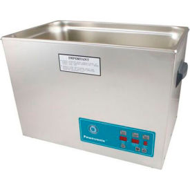 Ultrasonic Table Top Part Cleaning System - Digital Timer/Heat/Power Control, 7 Gal, 132 kHz, 230V