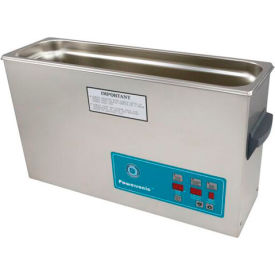 Ultrasonic Table Top Part Cleaning System - Digital Timer/Heat/Power Control, 2.5 Gal, 45 kHz, 115V