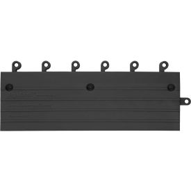 ErgoDeck Heavy Duty Ramp 7/8" Thick 1.5' x 1.5' Black - Case of 10