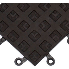 ErgoDeck ESD Solid 7/8" Thick 1.5' x1.5' Black - Case of 10