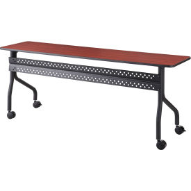 Mobile Training Table - 72" x 18" - Mahogany