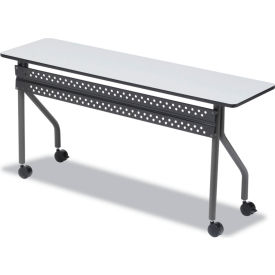 Mobile Training Table - 72" x 18" - Gray
