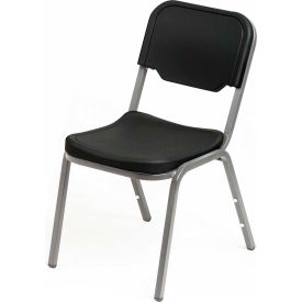 Plastic Stack Chair - Black - Pack of 4