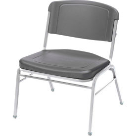 Big and Tall Stack Chair - Charcoal - Pack of 4
