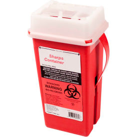 2 Quart Sharps Container with OSHA Compliant Blood Borne Pathogen Training, 1 Set