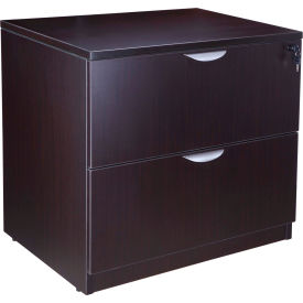 2-Drawer Lateral File - 31"W x 22"D - Mocha