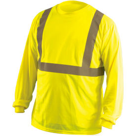 Long Sleeve Wicking T-Shirt Class 2 Hi-Vis Yellow XL