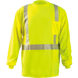 Long SleeveT-Shirt Segmented Tape Hi-Vis Yellow Medium
