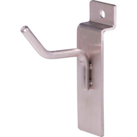 2" Hook for Slatwall - Satin Nickel