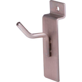 1" Hook for Slatwall - Satin Nickel