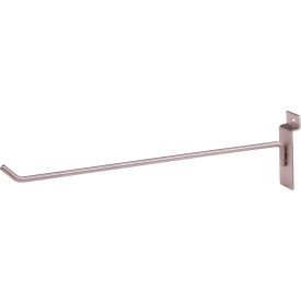 12" Hook for Slatwall - Satin Nickel
