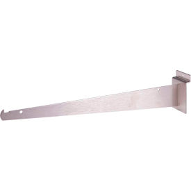 14" Shelf Bracket for Slatwall - Satin Nickel