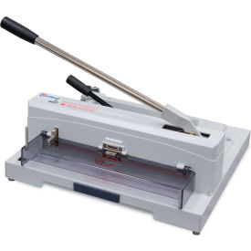 Tabletop Guillotine Paper Cutter - 14.5" Cutting Length - 150 Sheet Capacity - Gray