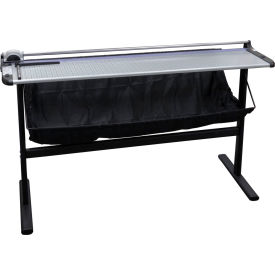 Paper Trimmer with Metal Stand - 51" Cutting Length - 10 Sheet Capacity - Gray