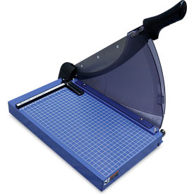 Professional-Grade Guillotine Paper Trimmer - 14" Cutting Length - 40 Sheet Capacity - Blue