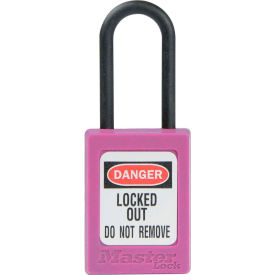 Thermoplastic Dialectric Zenex Safety Padlock, 1-3/8"W x 1-1/2"H