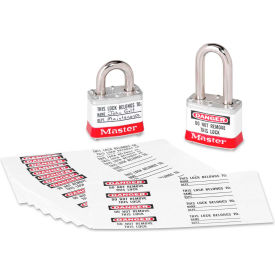 Lock Labels With Clear Laminate Overlabel, Pkg Qty 40, 461